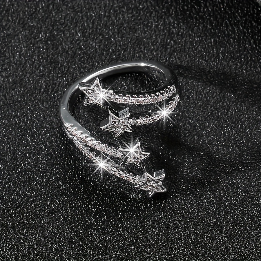 Pentagram Ring With Water Drill Details - High end Banquet Accessories